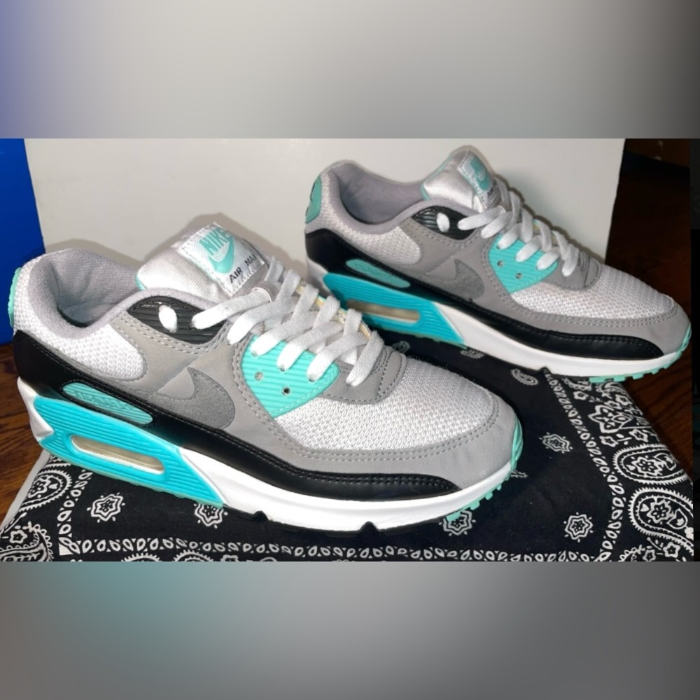 Size 8.5 Nike Air Max 90 Turquoise CD0881-100